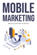 eBook cover of 'Mobile Marketing' with a megaphone and digital elements on a white background.